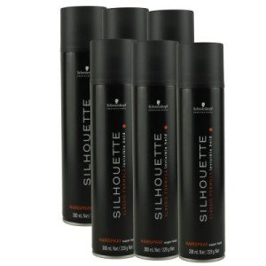 Schwarzkopf Silhouette Super Hold 6 x 300 ml Haarspray Haarlack starke Festigung