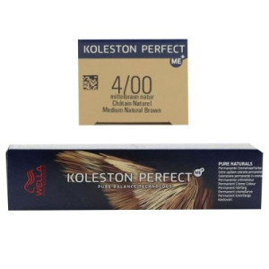 Wella Koleston Perfect ME Pure Naturals 60 ml 4/00 mittelbraun natur