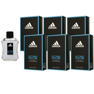 Adidas Ice Dive 6 x 100 ml Eau de Toilette EDT Herrenduft