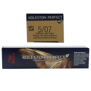 Wella Koleston Perfect ME Pure Naturals 60 ml 5/07 hellbraun natur braun