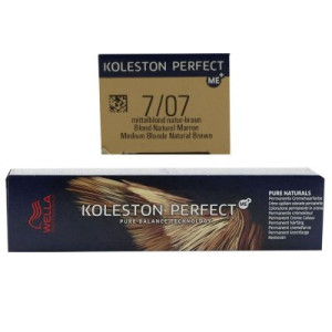 Wella Koleston Perfect ME Pure Naturals 60 ml 7/07 mittelblond natur braun