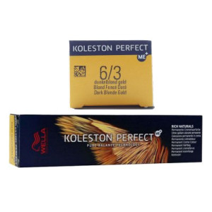 Wella Koleston Perfect ME Rich Naturals 60 ml 6/3 dunkelblond gold