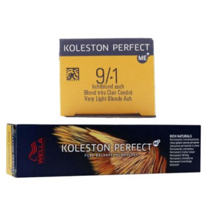 Wella Koleston Perfect ME Rich Naturals 60 ml 9/1 lichtblond asch