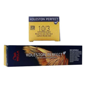 Wella Koleston Perfect ME Rich Naturals 60 ml 10/3 hell lichtblond gold