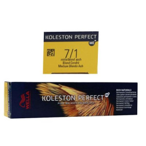 Wella Koleston Perfect ME Rich Naturals 60 ml 7/1 mittelblond asch