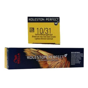 Wella Koleston Perfect ME Rich Naturals 60 ml 10/31 hell lichtblond gold asch