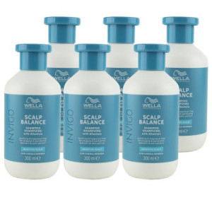 Wella Invigo Scalp Balance Sensitive Scalp 6 x 300 ml Anti Schuppen Shampoo