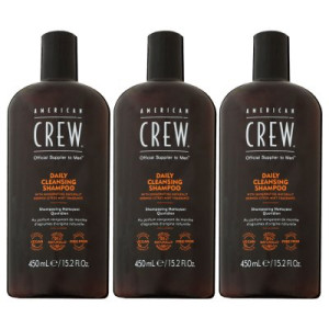American Crew Daily Cleansing Shampoo 3 x 450 ml Reinigungsshampoo