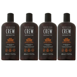 American Crew Daily Cleansing Shampoo 4 x 450 ml Reinigungsshampoo