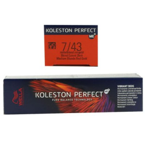 Wella Koleston Vibrant Red 60 ml 7/43 mittelblond rot gold