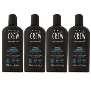 American Crew Reinigungsshampoo 4 x 250 ml Haarshampoo Herren