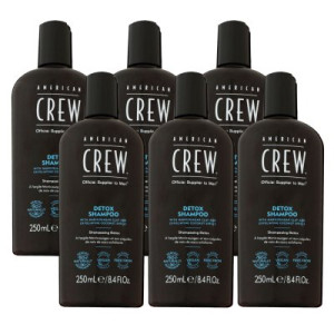 American Crew Reinigungsshampoo 6 x 250 ml Haarshampoo Herren
