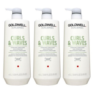 Goldwell Dualsenses Curls & Waves Hydrating 3 x 1000 ml Conditioner