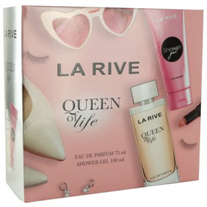 La Rive Queen of Life 75 ml Eau de Parfum EDP Damenparfum & 100 ml Showergel Duschgel