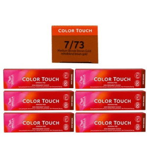 Wella Color Touch Deep Browns 6 x 60 ml 7/73 mittelblond braun gold