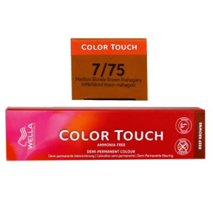 Wella Color Touch Deep Browns 60 ml 7/75 mittelblond braun mahagoni Intensiv Tönung