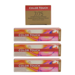 Wella Color Touch Deep Browns 3 x 60 ml 7/75 mittelblond braun mahagoni