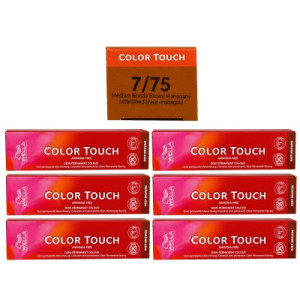 Wella Color Touch Deep Browns 6 x 60 ml 7/75 mittelblond braun mahagoni