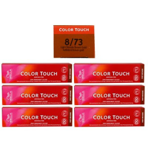 Wella Color Touch Deep Browns 6 x 60 ml 8/73 hellblond braun gold