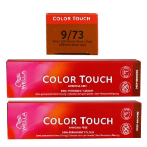 Wella Color Touch Deep Browns 2 x 60 ml 9/73 lichtblond braun gold