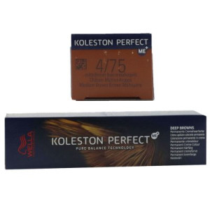 Wella Koleston Perfect ME Deep Browns 60 ml 4/75 mittelbraun braun-mahagoni