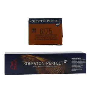 Wella Koleston Perfect ME Deep Browns 60 ml 6/75 dunkelblond braun mahagoni