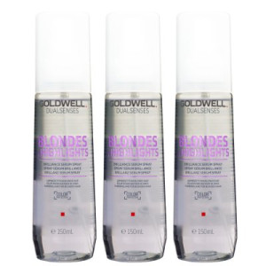 Goldwell Dualsenses Blondes & Highlights 3 x 150 ml Anti Yellow Serum Spray