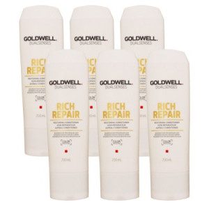 Goldwell Rich Repair 6 x 200 ml Aufbau Conditioner