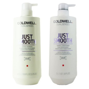 Goldwell Dualsenses Just Smooth 1000 ml Shampoo & 1000 ml Conditioner