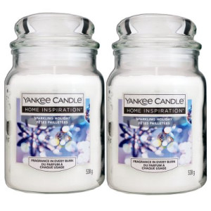 Yankee Candle Home Inspiration Duftkerze Sparkling Holiday im Glas 2 x 538 g Housewarmer