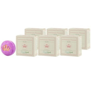 Duschkind festes Kindershampoo Prinzessin 6 x 56 g Haut und Haarpflege für weiches Haar