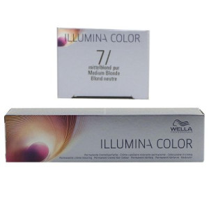 Wella Illumina Color 60 ml 7/ mittelblond permanente Cremehaarfarbe