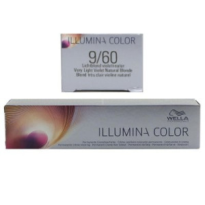 Wella Illumina 60 ml 9/60 lichtblond violett natur permanente Cremehaarfarbe