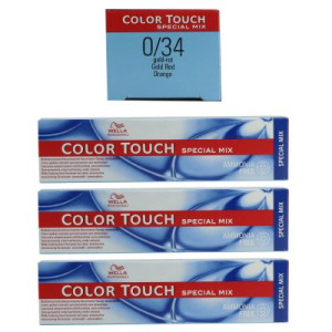 Wella Color Touch Special Mix 3 x 60 ml 0/34 gold rot