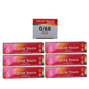 Wella Color Touch Special Mix 6 x 60 ml 0/68 violett perl