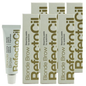 RefectoCil 0 Blonde Brow Eyebrow Bleaching 6 x 15 ml Augenbrauen Blondiercreme Blonde Augenbrauenble