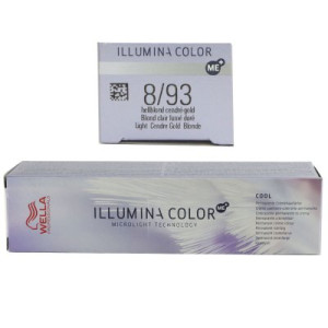 Wella Illumina 60 ml 8/93 hellblond cendre gold permanente Cremehaarfarbe