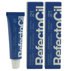 RefectoCil 2.1 Deep Blue tiefblau 2 x 15 ml Augenbrauenfarbe & Wimpernfarbe