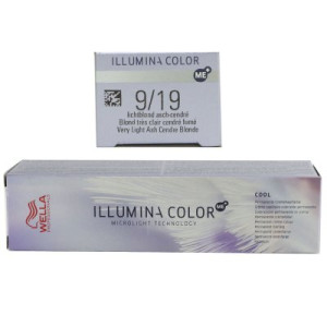 Wella Illumina 60 ml 9/19 lichtblond asch cendre permanente Cremhaarfarbe