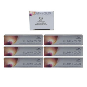 Wella Illumina 6 x 60 ml 9/ lichtblond