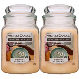 Yankee Candle Home Inspiration Duftkerze Morning Bliss im Glas 2 x 538 g Housewarmer