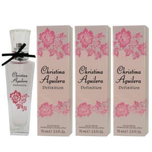 Christina Aguilera Definition 3 x 75 ml Eau de Parfum EDP Damenparfum