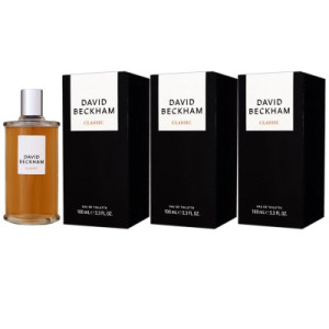 David Beckham Classic 3 x 100 ml Eau de Toilette EDT Herrenduft Herren Duft