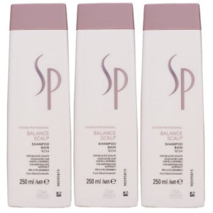 Wella SP Balance Scalp 3 x 250 ml Shampoo