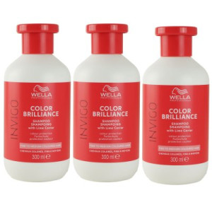 Wella Invigo Color Brilliance 3 x 300 ml Shampoo