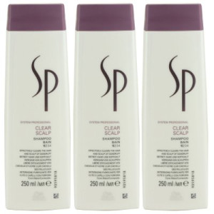 Wella SP Clear Scalp 3 x 250 ml Shampoo