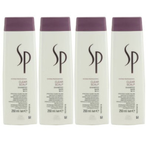Wella SP Clear Scalp 4 x 250 ml Shampoo