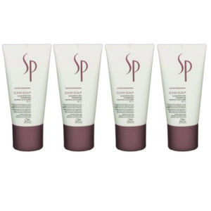 Wella SP Clear Scalp Shampeeling 4 x 150 ml Kopfhautlotion