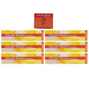 Wella Color Touch Relights Red 6 x 60 ml /34 gold rot Intensivtönung