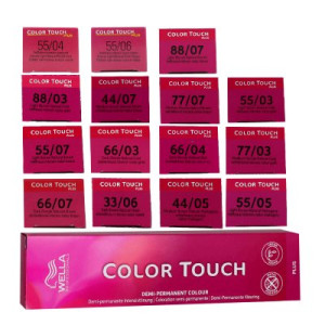 Wella Color Touch Plus 60 ml - 44/05 mittelbraun intensiv natur mahagoni
